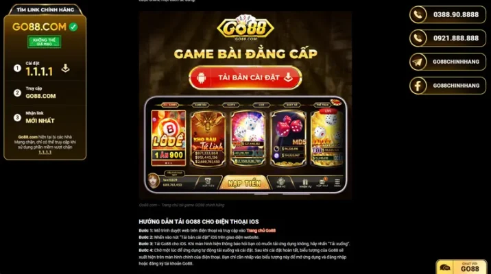 danh gia go88 tong quan de hieu cong game Đánh giá Go88 tổng quan để hiểu cổng game