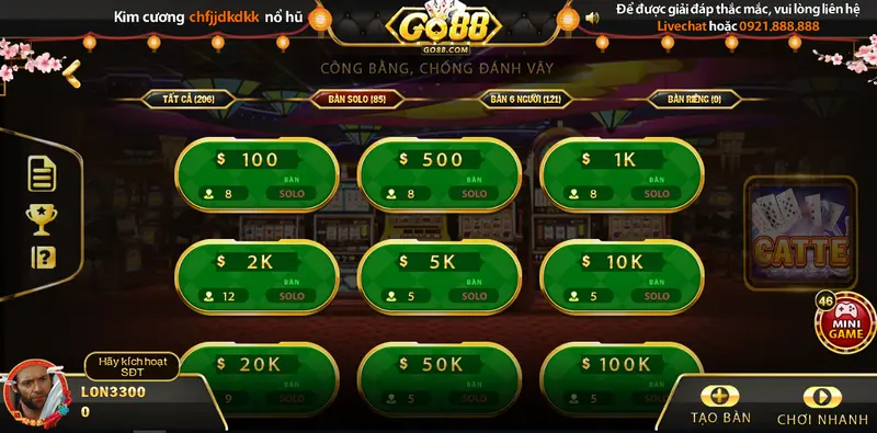 catte go88 vip 2 luu-y-khi-choi-Catte-go88