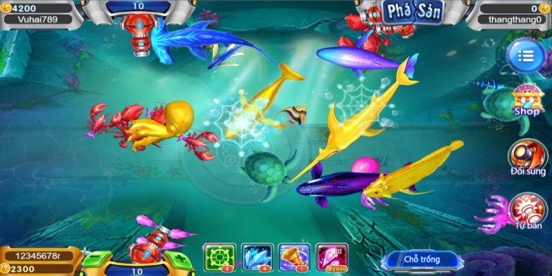 Bắn cá theo nhịp tiến lùi là chiến thuật hiệu quả Bắn cá theo nhịp tiến lùi là chiến thuật hiệu quả